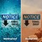 Signmission Towel Drop (Down Arrow) Sign With Symbol, 18 in W x Rectangle, Vinyl Decal OS-2PACK-NS-D-1218-L-18705 - alternate 2